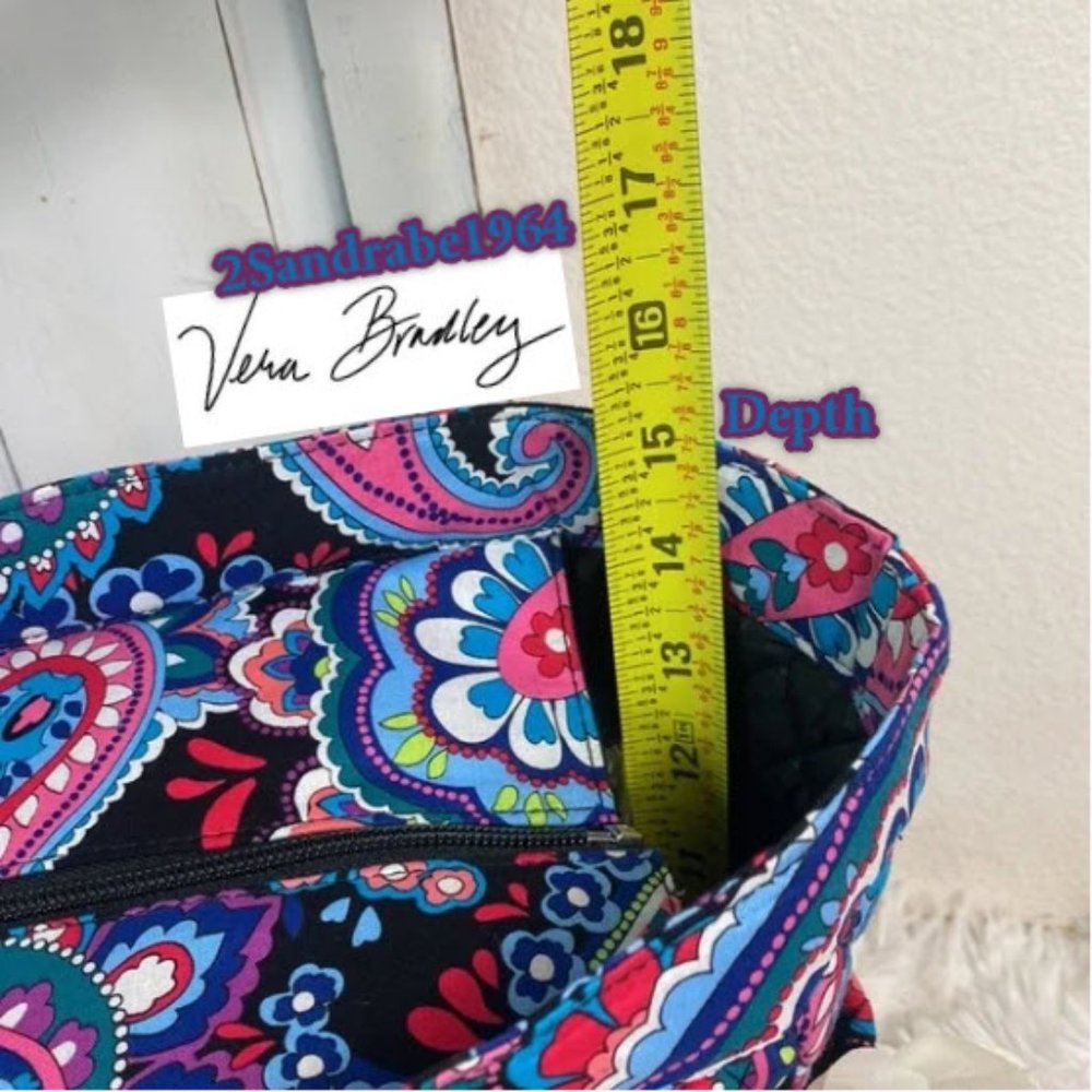 Vera Bradley Get Going Tote / Haymarket Paisley - Picture 12 of 16